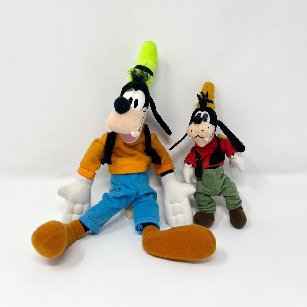 Vintage Disney Goofyโ Plush Lot Mickey & Co GUND 6" Mini Goofy Stuffed Animals